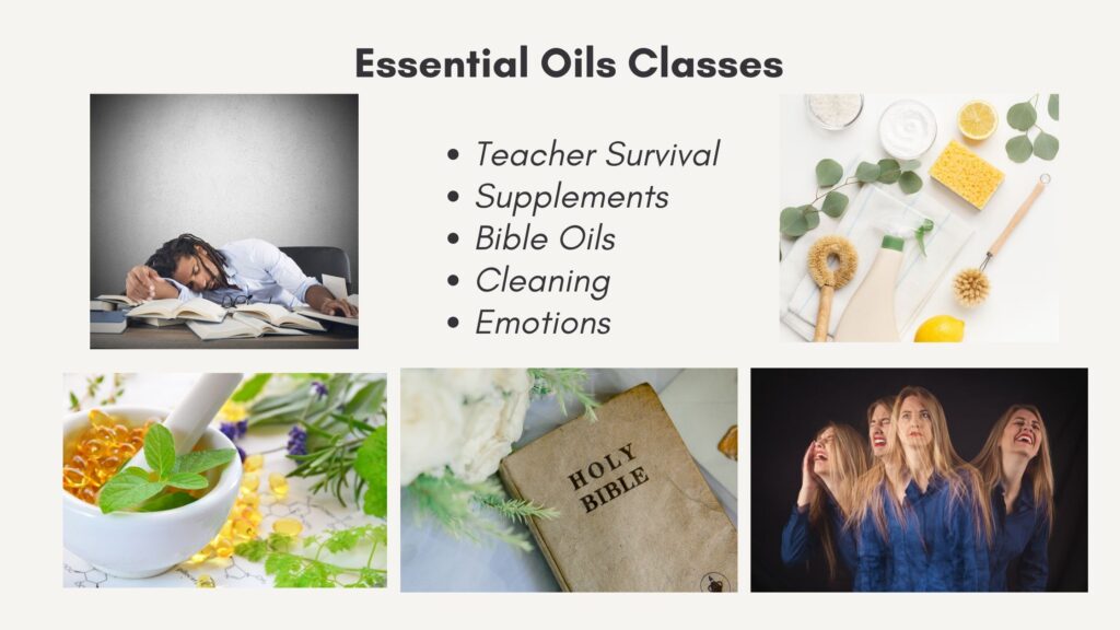 Essential oil classes